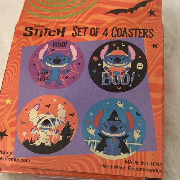Disney Halloween Stitch Ceramic Coasters - Picture 3 of 7